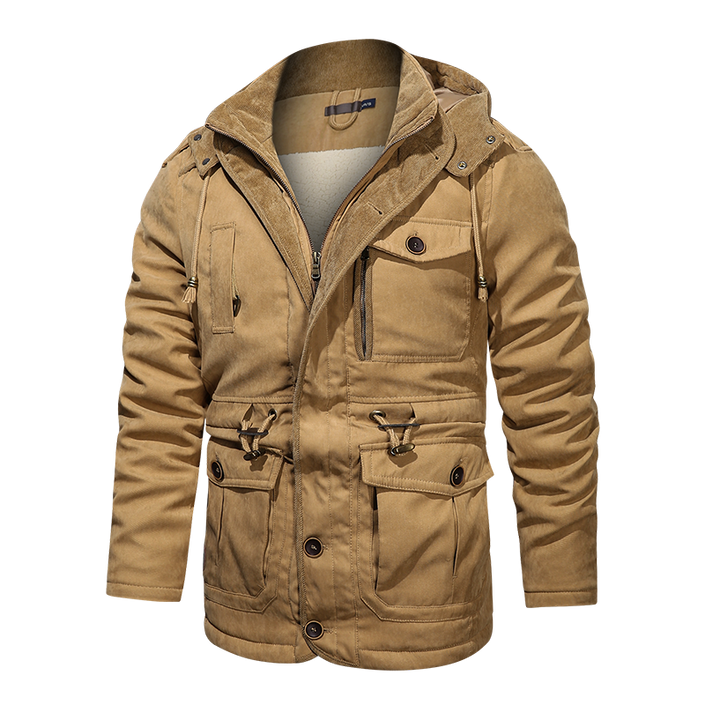 Jacket Men Cotton Casual Parkas Jacket Coat Men Brand Loose Parkas