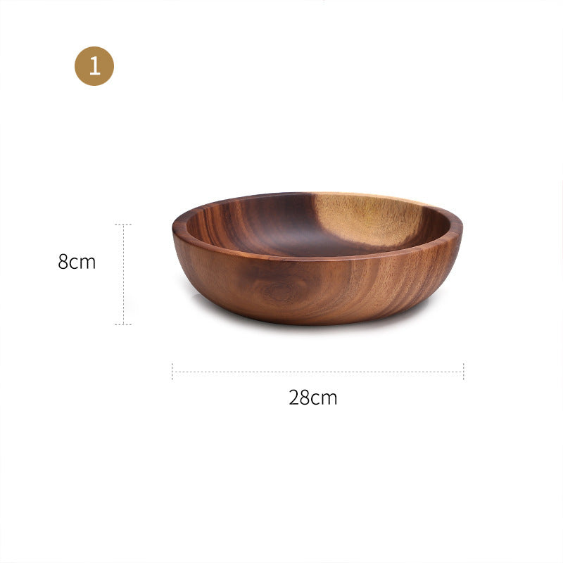 Large And Small Log Rice Bowl Tableware Hotel Restaurant Kitchen