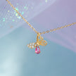 Women's Hollow Zircon Butterfly Necklace