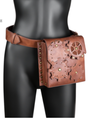 Retro Women's Bag Brown Gear Outdoor Mobile Phone Zero Waist Bag