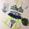 Three-piece Color Matching Mini Skirt Underwear Set