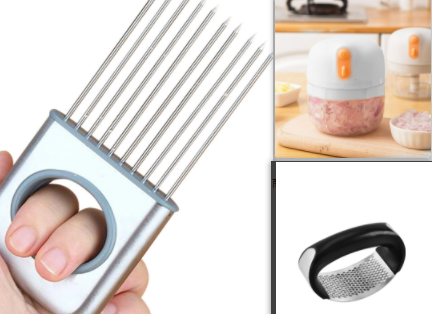 Kitchen tool fruit onion 3-blade electric