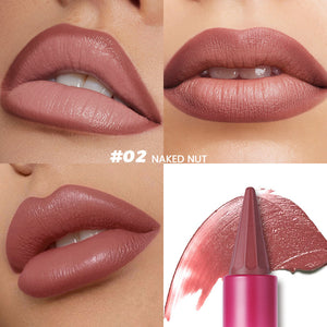 Matte Finish Lipstick Lip Liner Two-in-one