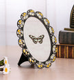 Creative Enamel Colored Metal Photo Frame With Flower And Bird Photo Frame