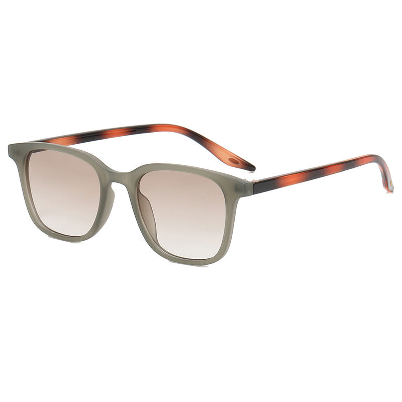 Retro Style Light-colored Sunglasses For Women