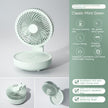 Electric Fan Household Kitchen Wall Hanging Folding Table