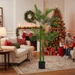 6FT Artificial Tree Natural Green Leaves Indoor Potted Plant Faux Tree For Home Office Festival Decor