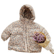 Children's Down Jacket Korean Floral Girl Cute Fashionable Baby Cold Protective Clothing Warm Coat
