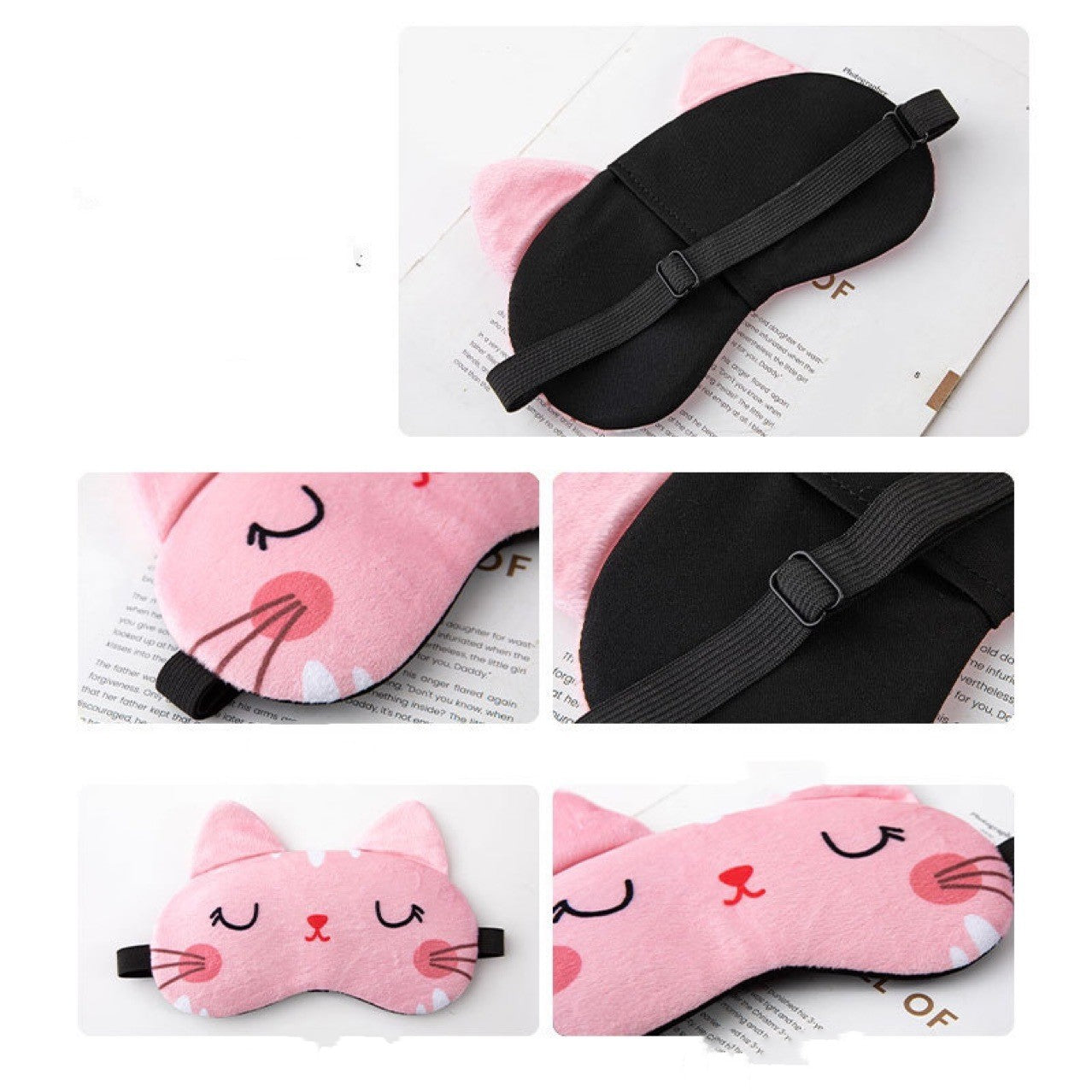 Cartoon Cute Plush Sleeping Eye Mask