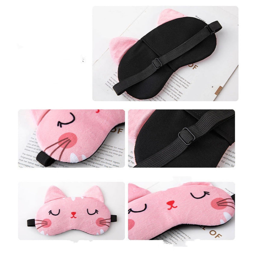 Cartoon Cute Plush Sleeping Eye Mask