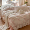 Gentle Crinkled Gauze Cotton Four-piece Duvet Set Bedding
