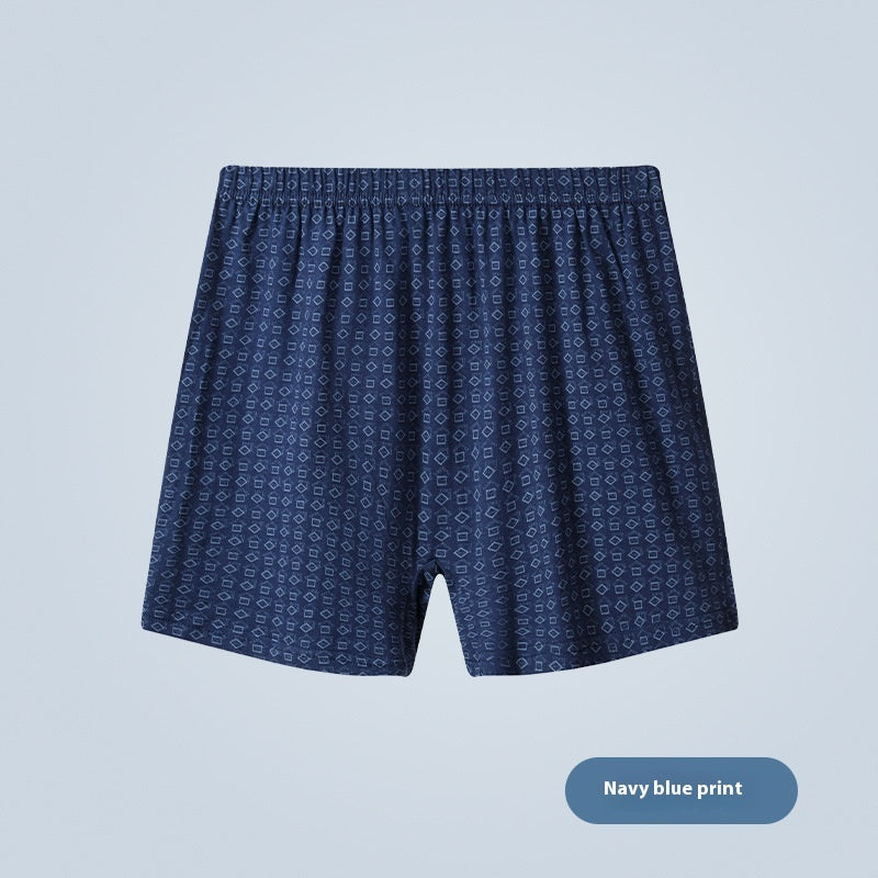 Middle-aged And Elderly Underwear Men's Cotton Boxer