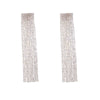 All-match Diamond Long Rhinestone Claw Chain Earrings
