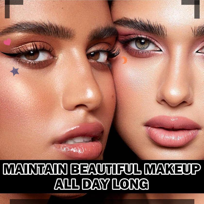 4 Color Liquid Eyeliner Stamps Pen Set Matte Colorful Eye Liner Stamp Pen Waterproof & Long-lasting For Women Eyelid Makeup Double-side Winged Eyeliner Stencil Pen