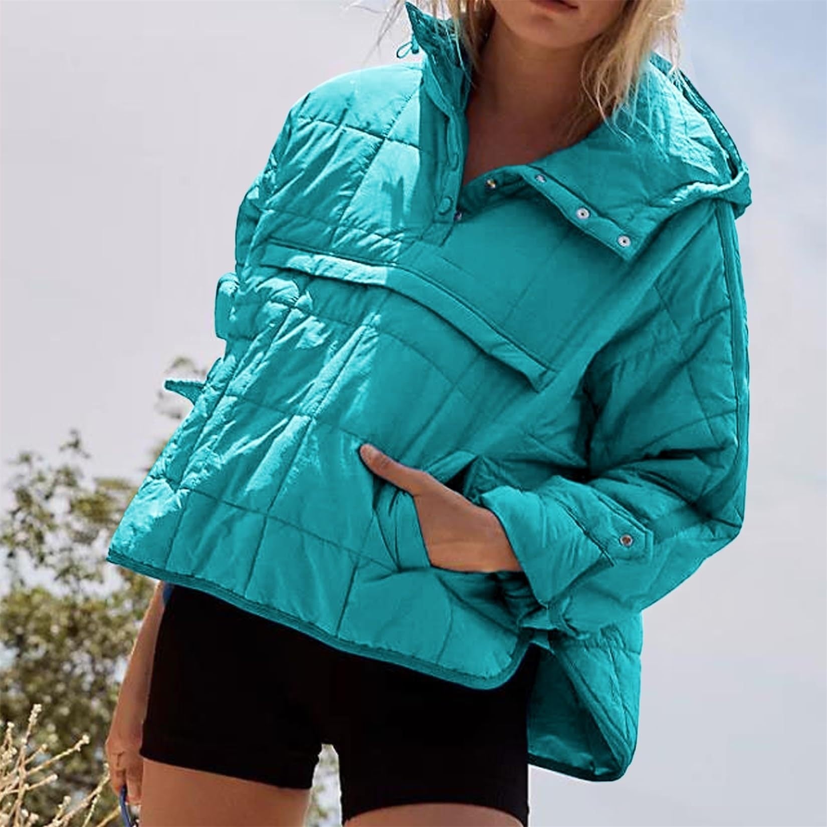 Warm Hoodie Down Jacket Women