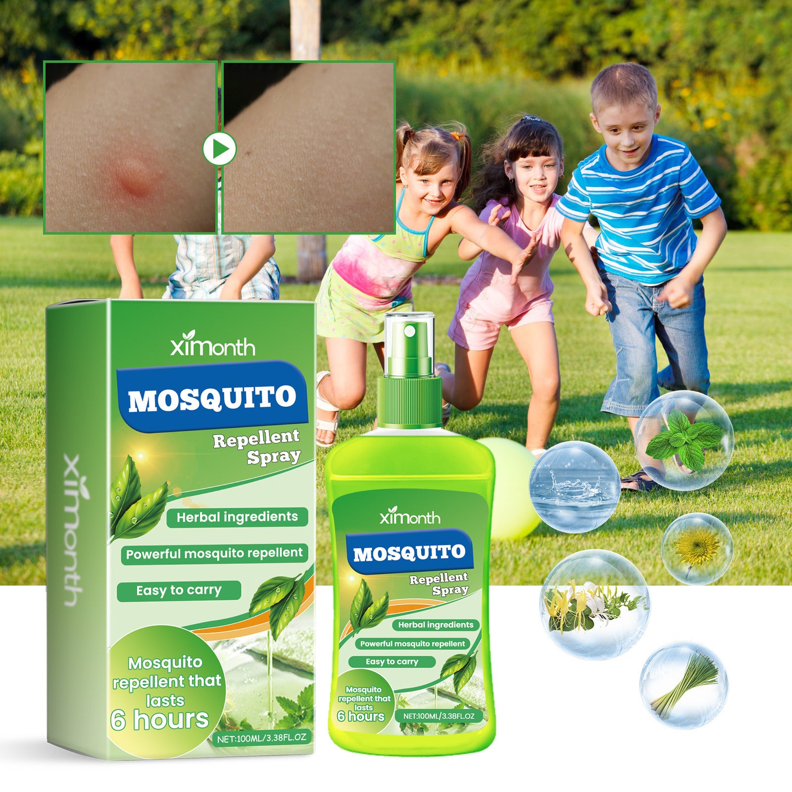 Children's Mild Anti-Ding Anti-itching Outdoor Portable Mosquito Repellent