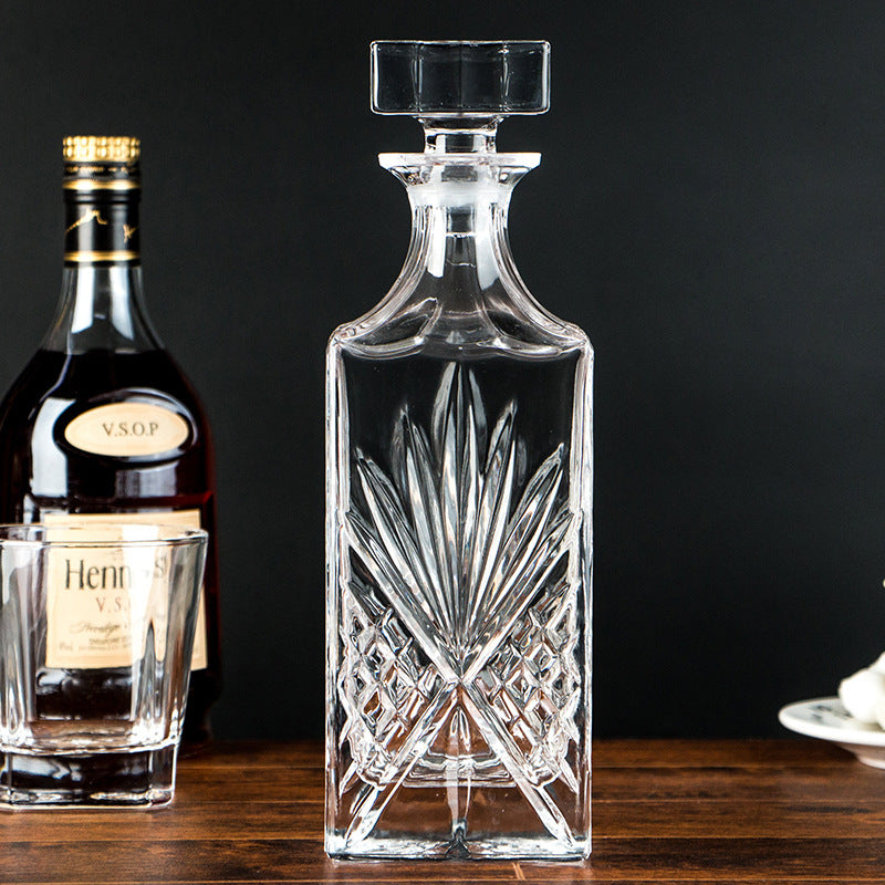 Crystal Glass Whiskey Imported Wine Bottle Decoration