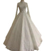 Women's Fashion Lace Muslim Wedding Dress