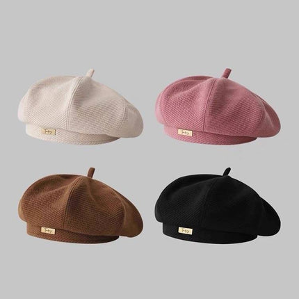 Beret Girls Retro Literary Simplicity