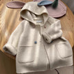 New Cute Bunny Double-sided Cashmere Coat