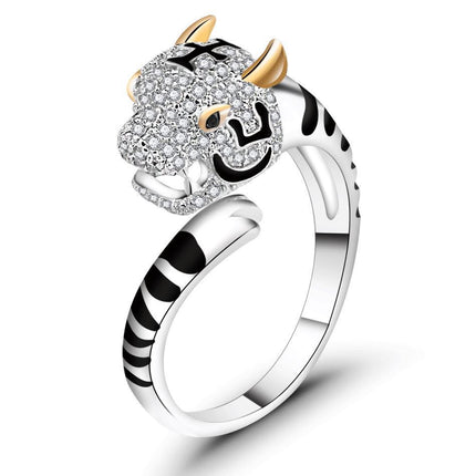 Zodiac Ring, Sterling Silver Ring, Female Ring, Natal Year  Ring