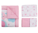 Children Quilt Fitted Sheet Single Bed Skirt Infant Bedding 3 pieces newborn kids bedding set