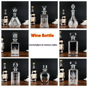 Crystal Glass Whiskey Imported Wine Bottle Decoration