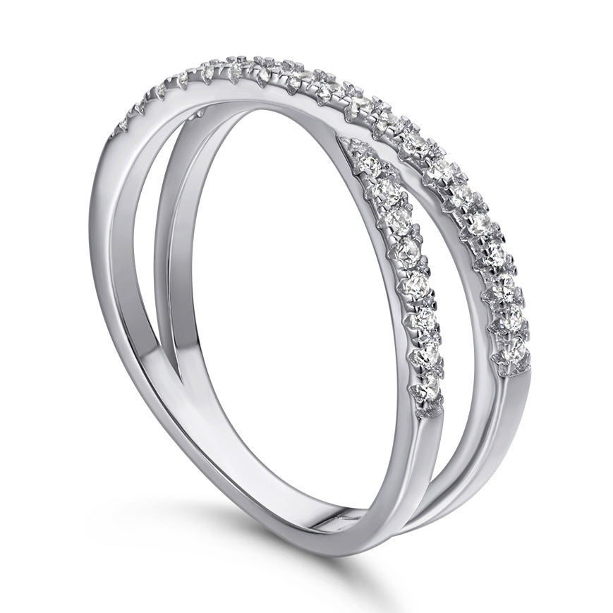 S925 Sterling Silver Ring For Women Affordable Luxury Fashion European And American