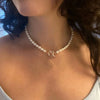 Pearl Chain Bracelet And Necklace Set