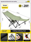 Outdoor Folding Chair Heightened Camping Chair Portable Adjustable