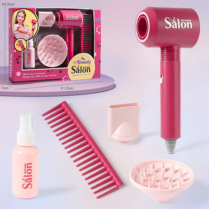Children Play House Hair Salon Suit Toys