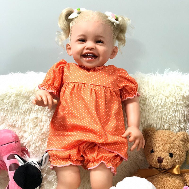 Rebirth Simulation Baby Silicone Doll Toy