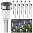 Solar Lights Outdoor Garden Solar Stake Lights Patio Pathway Lighting 10 Pieces