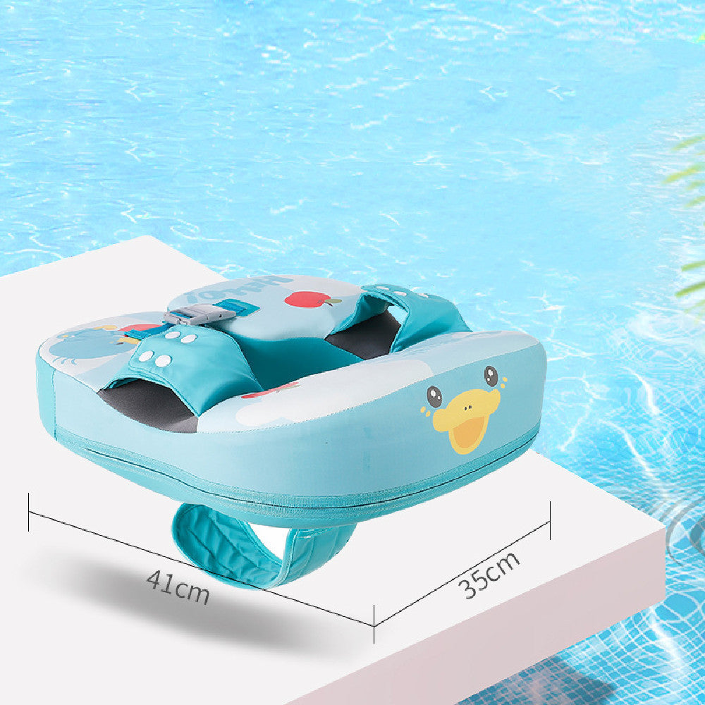 Baby Swimming In The Water Circle