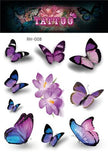 Waterproof Glitter Butterfly Tattoo Stick Gradient Tattoo