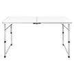 Folding Camping Table, Height Adjustable,   Camping Table with 4