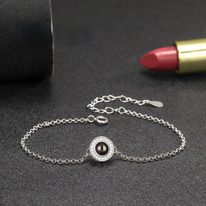 S925 Sterling Silver Disc Simple Design Bracelet