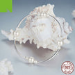 S925 Sterling Silver Shell Pearls Bracelet