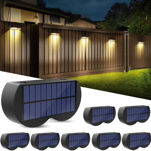 Solar Wall Lamp Outdoor Fence Decoration