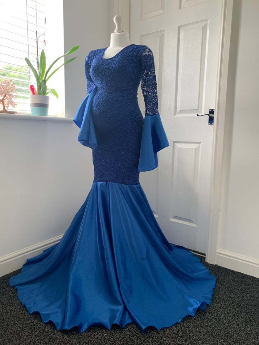 Lace Fight By Pregnant Women Sexy Mopping Floor Dress