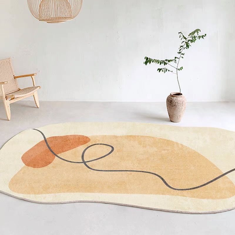 Shaped Irregular Carpet Living Room Coffee Table
