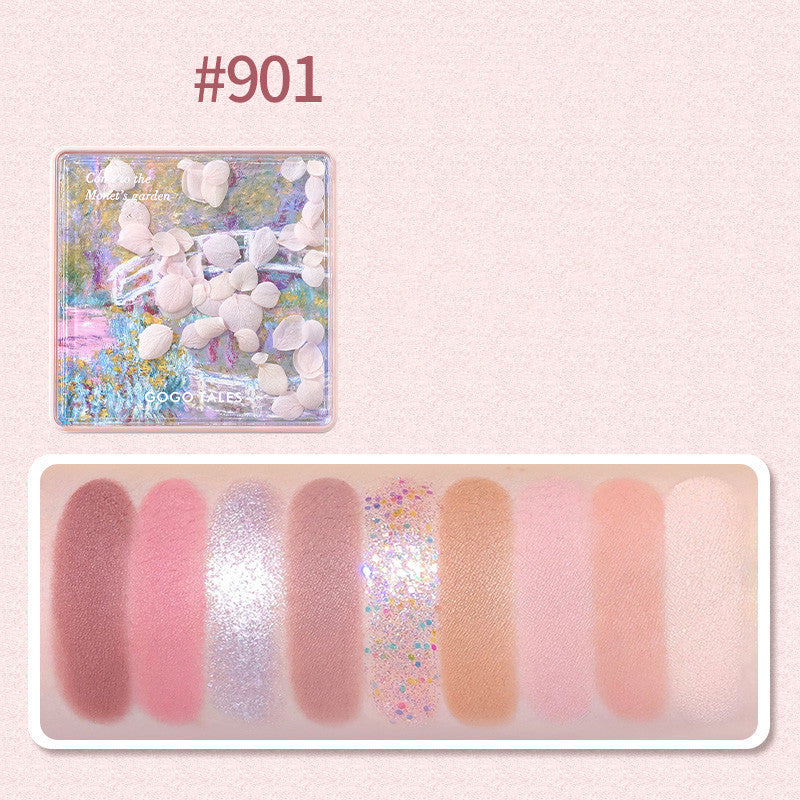 Fashion Simple Matte Pearl Glitter Eyeshadow Palette