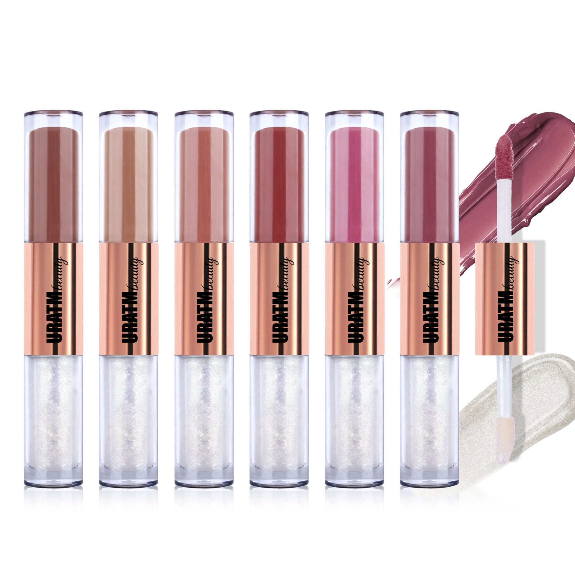 Matte No Stain On Cup Long Lasting And Does Not Fade Double-headed Lip Lacquer