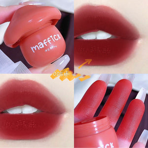 Velvet Matte Lip Mud Lip And Cheek Dual-use Lasting No Stain On Cup Does Not Fade