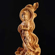 Thuja Crossing The Sea Guanyin Wood Carving Craft Gift Home Decoration