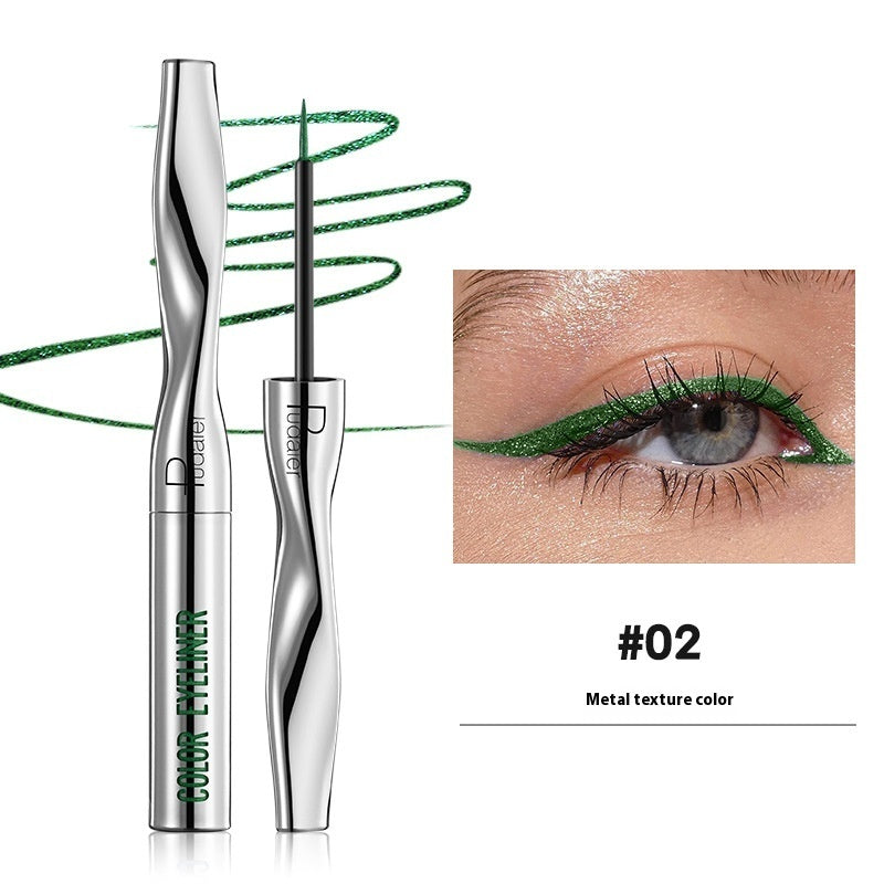 Color Eyeliner Makeup Waterproof Quick-drying Very Fine 24 Colors