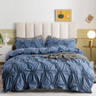 Craftsmanship Plain Solid Color Quilt Cover Pillowcase Bedding