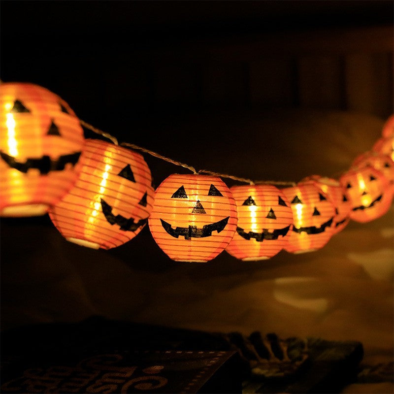 10LED Halloween Curtain Pumpkin Lantern String Fairy Lights Party Decor Hot NEW