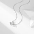 Cute Kitten Light Luxury Minority Design Diamond Ring Buckle Necklace INS