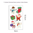 Children's Christmas Luminous Tattoo Face Pasters